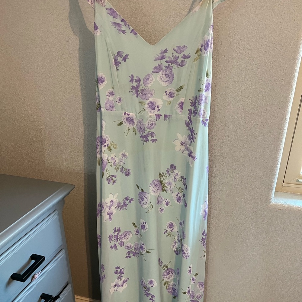 Beautiful floral maxi gown